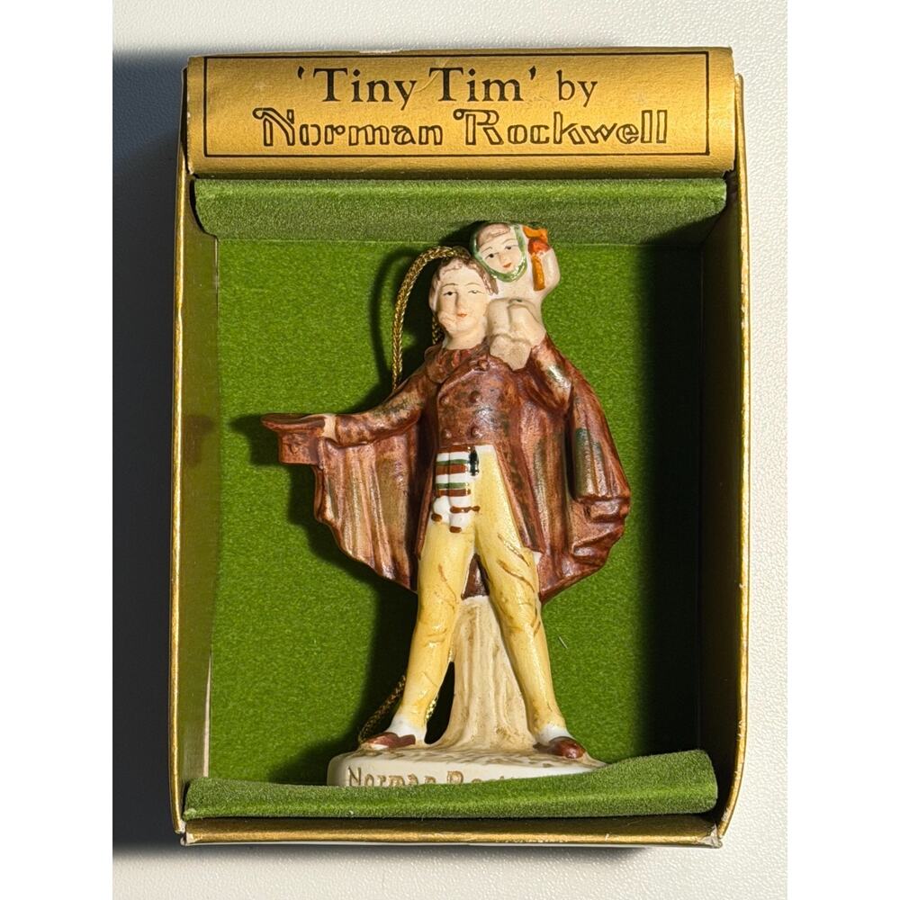 Tiny Tim Norman Rockwell - 1979 Ornament – NEW Boxed – Premium Vintage